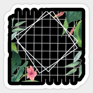 Floral Geometric Boho Sticker